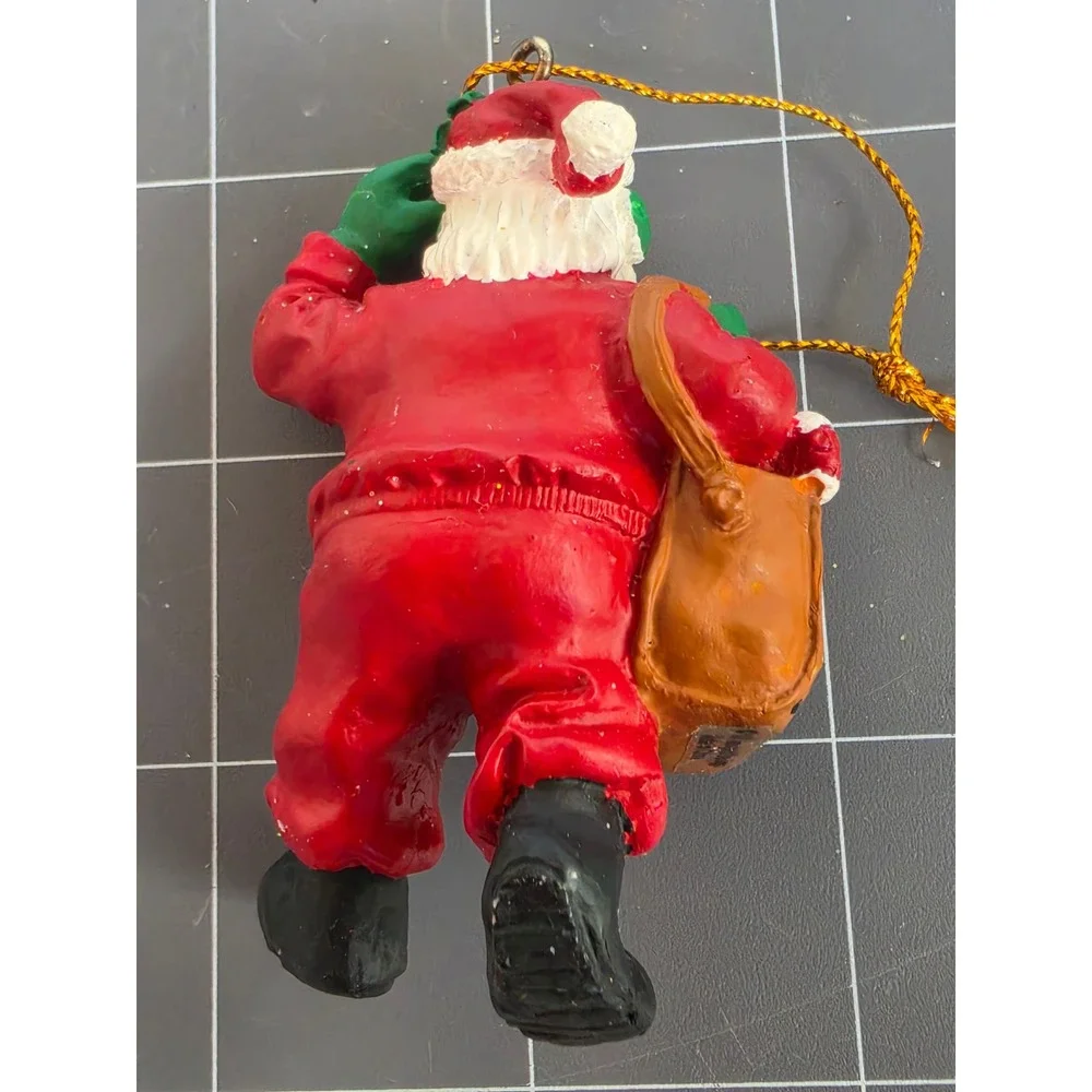 Vintage 1996 Armgardt Design Santa Claus Special Delivery Christmas Ornament